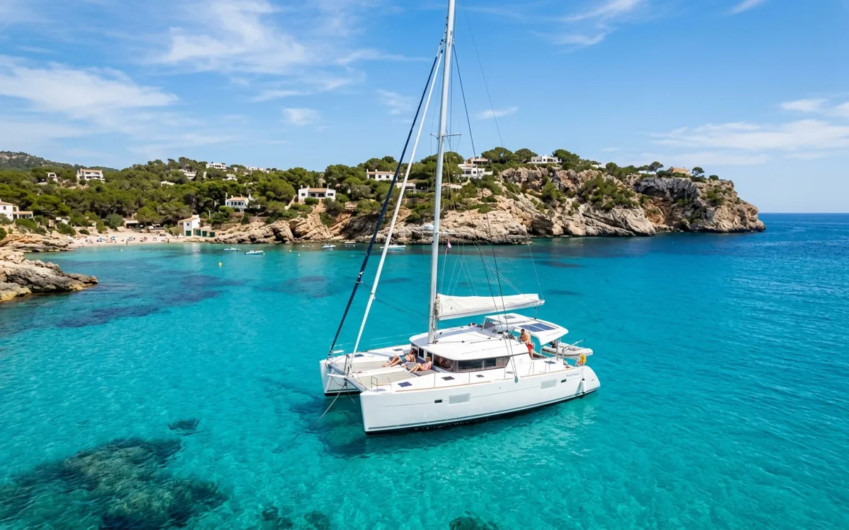 Catamaran & sailing tours on Ibiza: the most beautiful trips for sunset, swimming, and relaxing