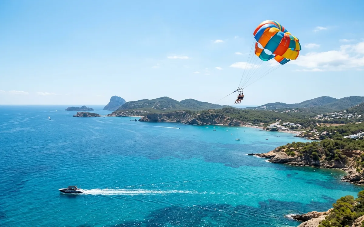 Parasailing & waterskiing in Ibiza: Top 15 action experiences with adrenaline and sea views
