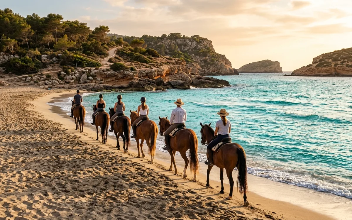Horse riding in Ibiza: The best rides through pine forests, fields, and to the beach