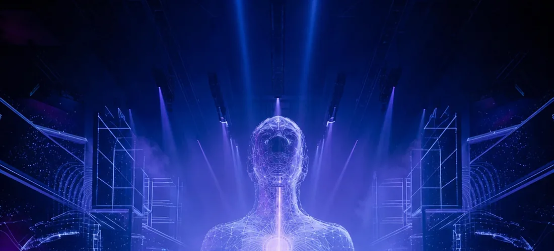 Immersive Melodic-Techno-Show mit 3D-Visuals (Symbolbild)