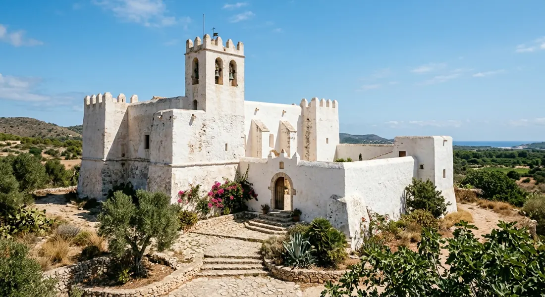 Wehrkirche von Sant Jordi nahe den Salinen