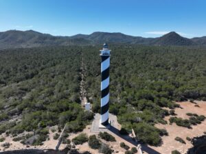 Leuchtturm Faro de Moscarter